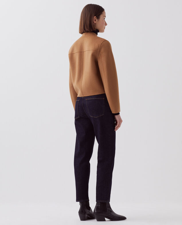 Kurze, doppelseitige Jacke I340 toasted coconut