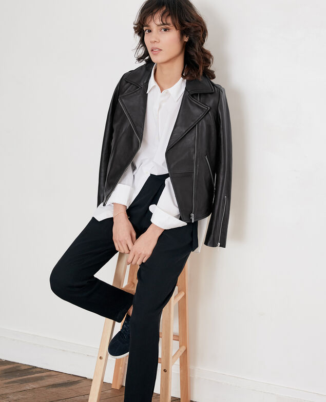 Lederjacke Noir