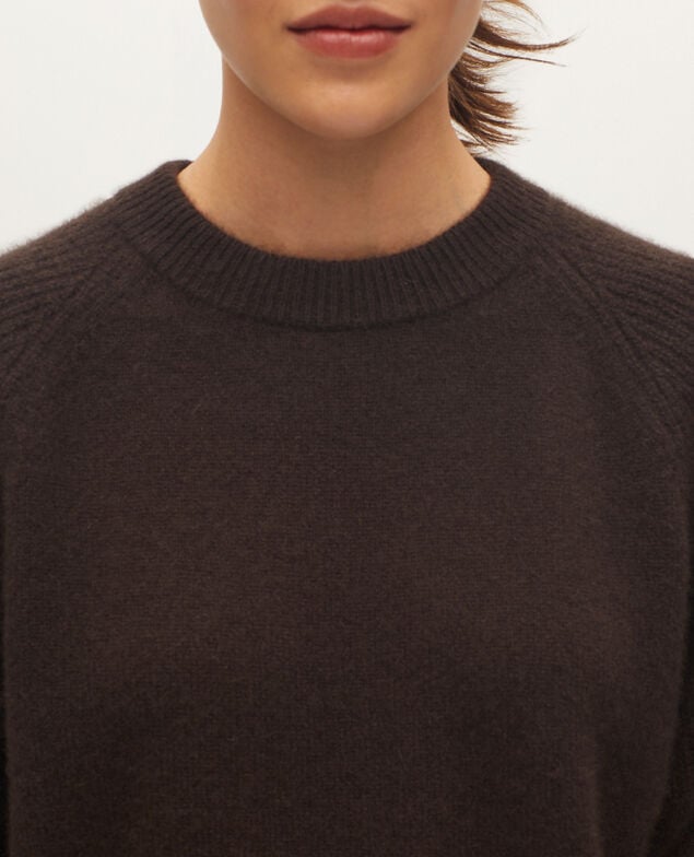 Pullover aus Kaschmir K390 taupe brown