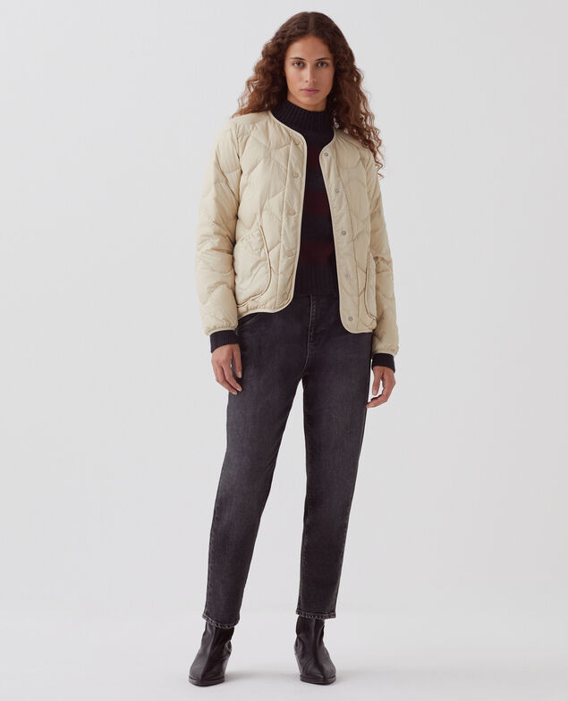 PLUME - Daunenjacke mit langen Ärmeln H311 oyester gray