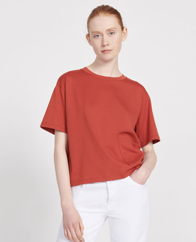 Boxy T-Shirt aus merzerisierter Baumwolle Ketchup