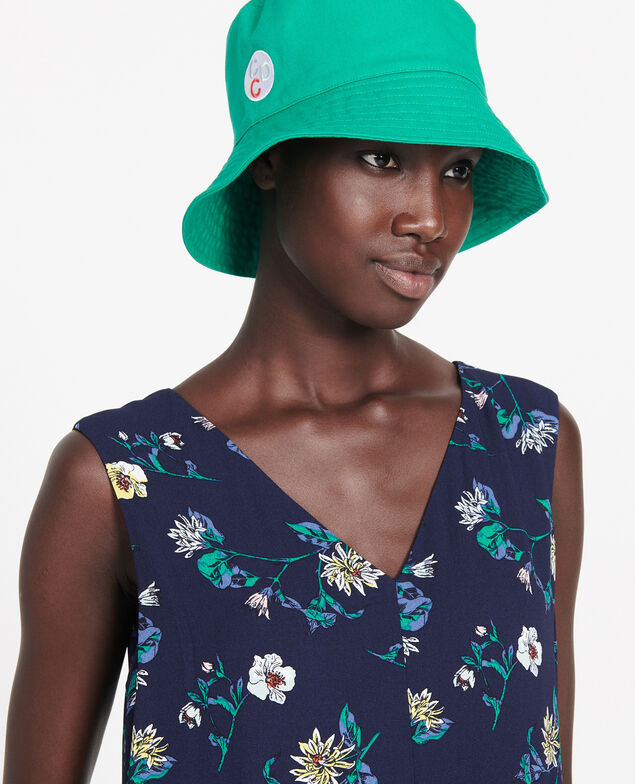 Jumpsuit aus Viskose Herbier maritime maize