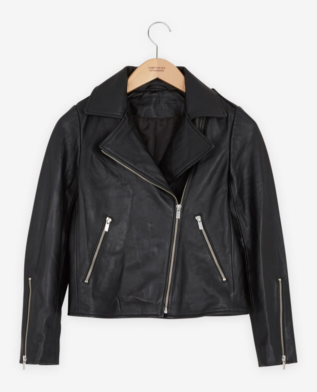 Lederjacke Noir