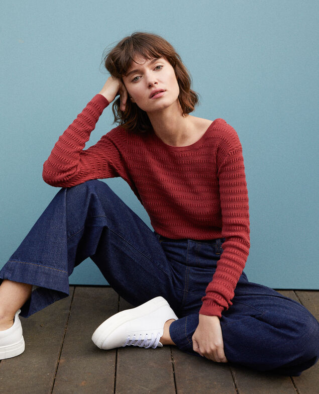 Wendebarer Pullover Cowhide