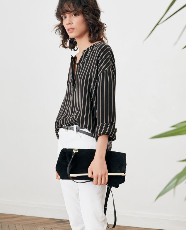 Gestreifte Bluse Black/off white stripes