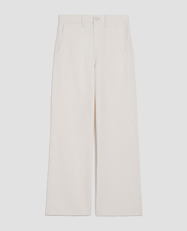 BLANDINE - Gerade Hose H003 white