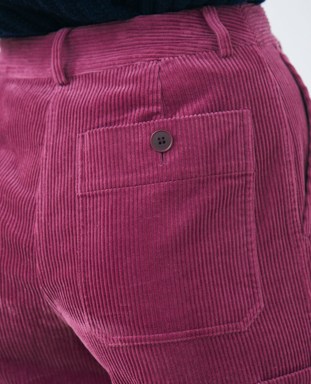 Breite Cordhose Damson