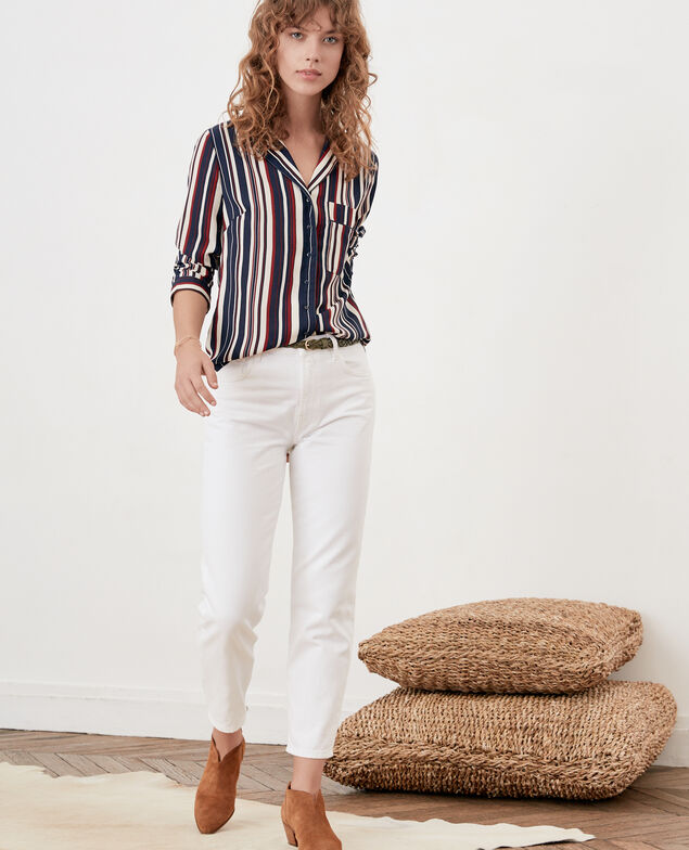 Vintage-Jeans Blanc