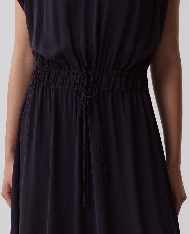 Langes fließendes Kleid H695 night sky