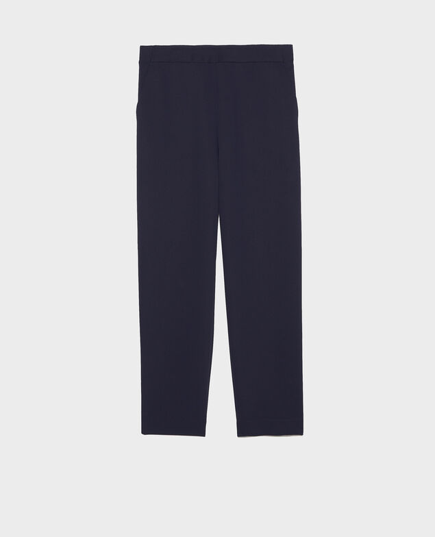 Hose fließender Fall elastischer Bund Maritime blue