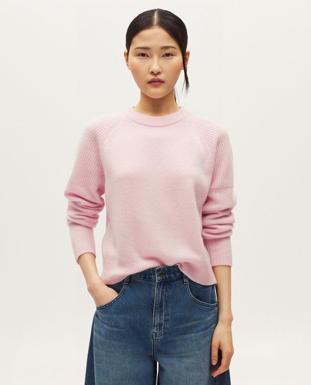 Pullover aus Kaschmir K100 bloom pink