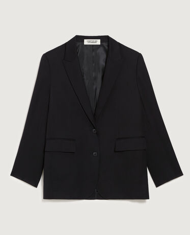Blazer aus Wolle H091 black beauty
