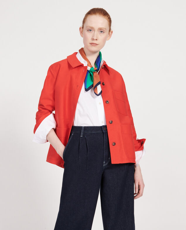 Baumwolljacke Fiery red