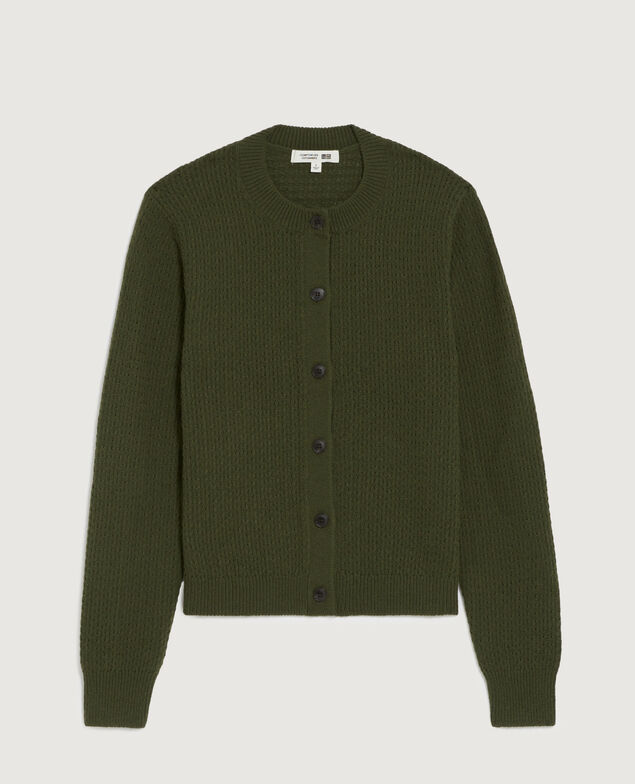 Cardigan mit Rundhalsausschnitt  U570 olive