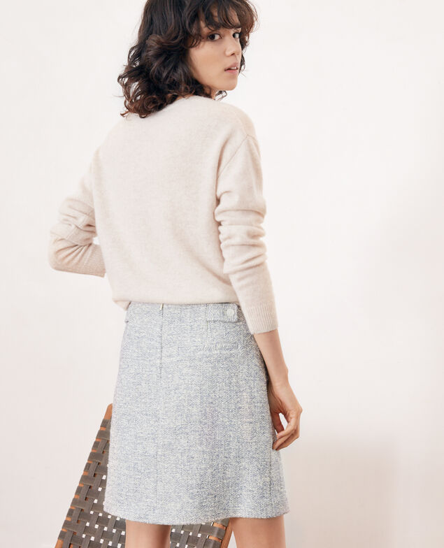 Art Tweed-Rock Indigo/off white