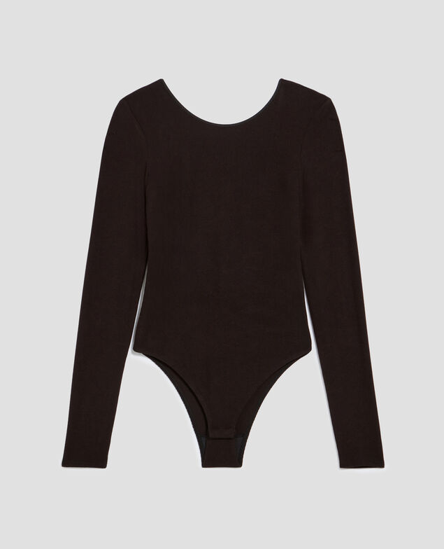 Rückenfreier Body A091 black