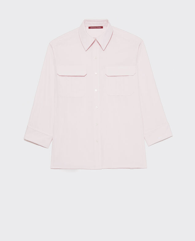 Oversized Herrenhemd aus Baumwolle  Primrose pink