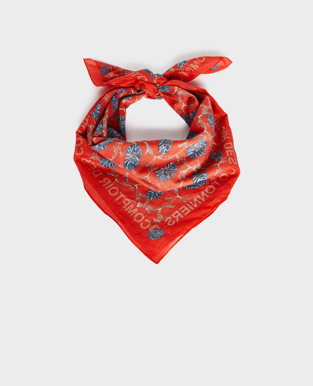 Bandana aus gemusterter Baumwolle Pureed pumpkin