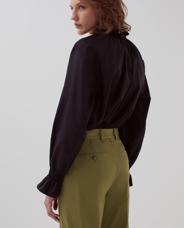COLETTE – Hose mit geradem Bein H570 military olive