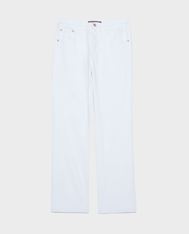 Gerade Jeans Optical white