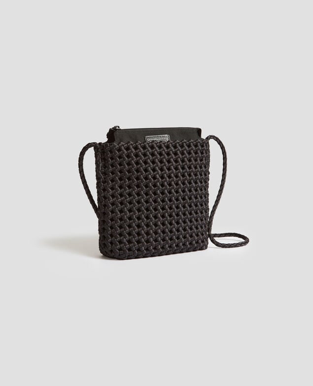 Tasche mit Ajourmuster H091 black beauty