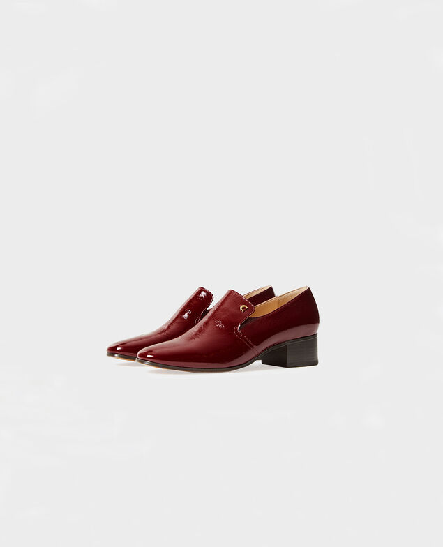 Mokassins aus Leder Royale red