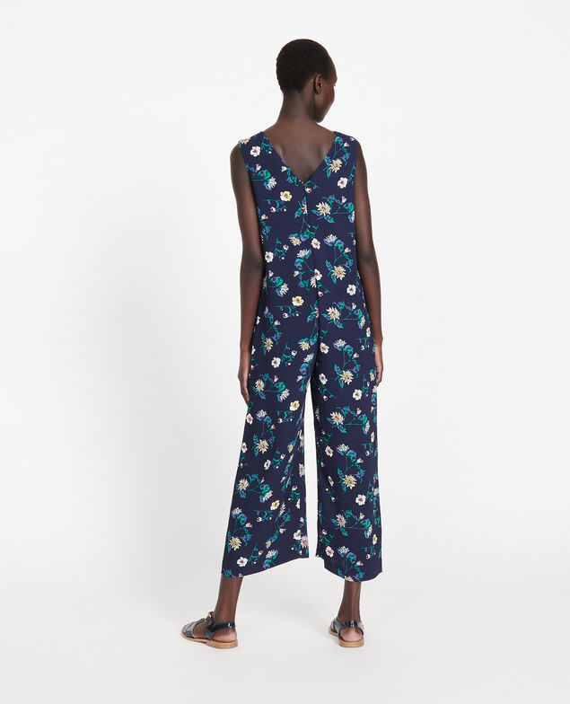 Jumpsuit aus Viskose Herbier maritime maize