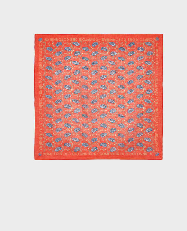 Bandana aus gemusterter Baumwolle Pureed pumpkin