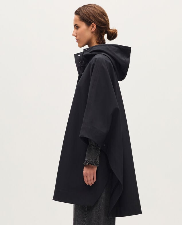 Regencape mit Kapuze H091 black beauty
