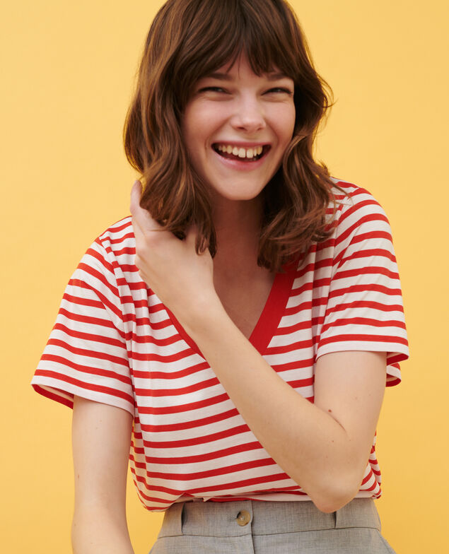 LÉA -  Gestreiftes T-Shirt 7212c 112 stripes
