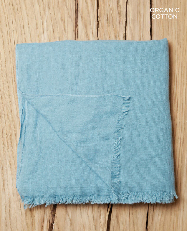 Tuch aus Organic Baumwolle Blau