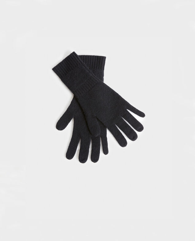 Handschuhe aus Kaschmir Black beauty