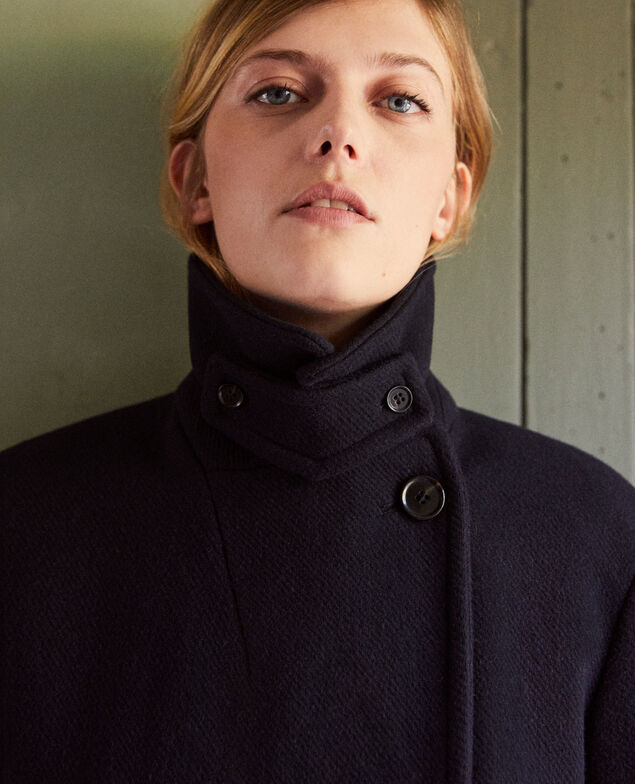 Caban mit doppelter Knopfleiste Dark navy