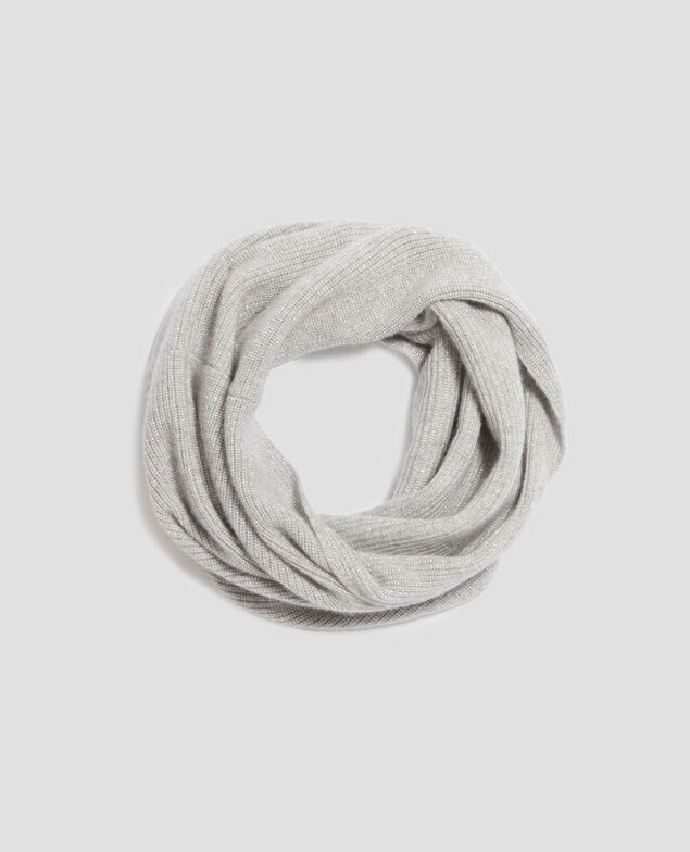 Snood aus Kaschmirmischung I025 ashen gray lurex