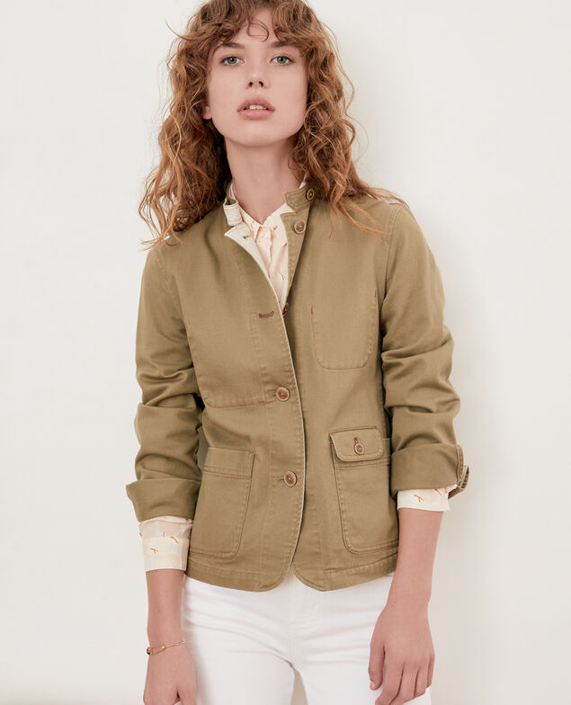 Jacke mit Mao-Kragen Mastic