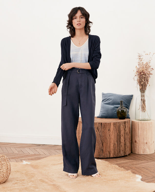 Kurzer Cardigan Marine
