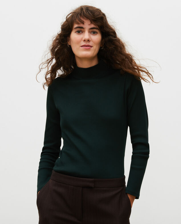 Langarmpullover aus Baumwollstretch Scarab