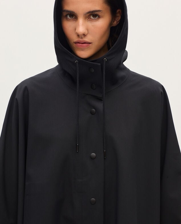 Regencape mit Kapuze H091 black beauty