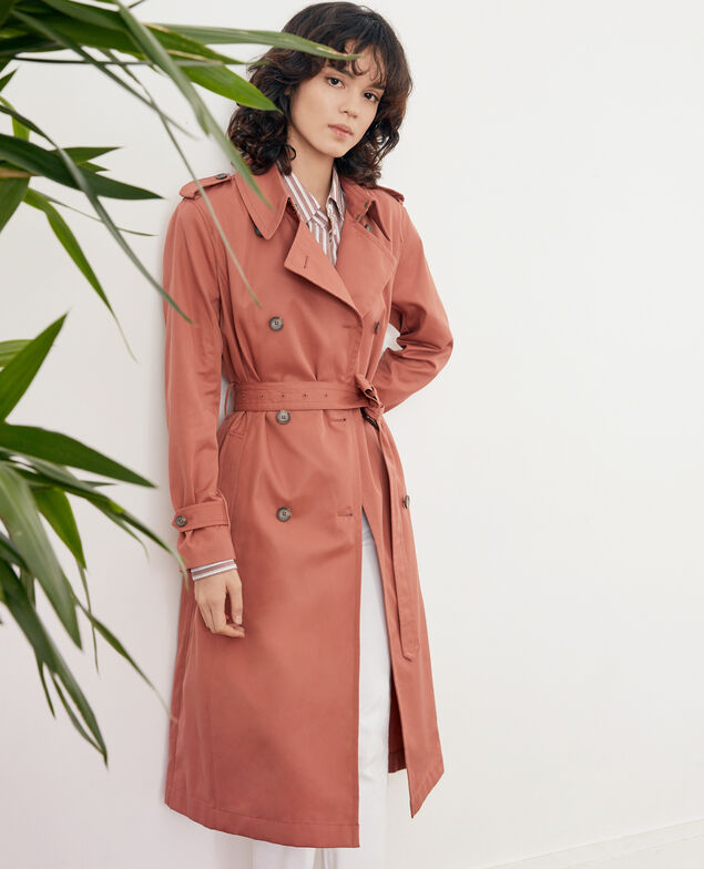 Klassischer schnitt trenchcoat Auburn