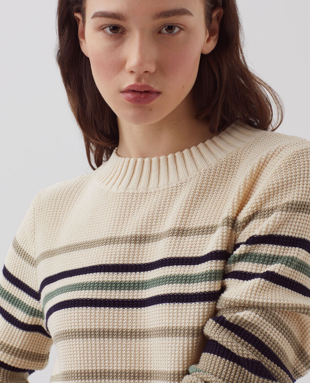 Pullover mit Rundhalsausschnitt aus Baumwolle H301 st albore terre
