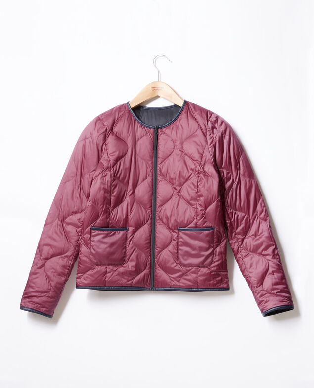 Wendebare Daunenjacke Purple/navy