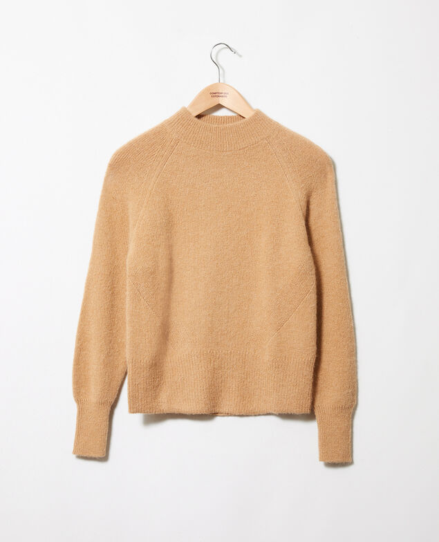Pullover mit Stehkragen Iced coffee