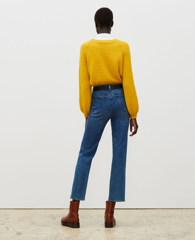 SLIM STRAIGHT - Gerade Jeans aus verwaschenem Denim Denim medium wash
