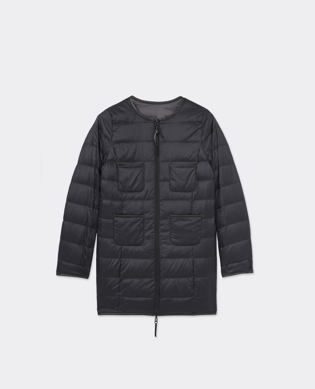 WEB EXCLUSIVE | Wende-Daunenmantel Noir/charcoal