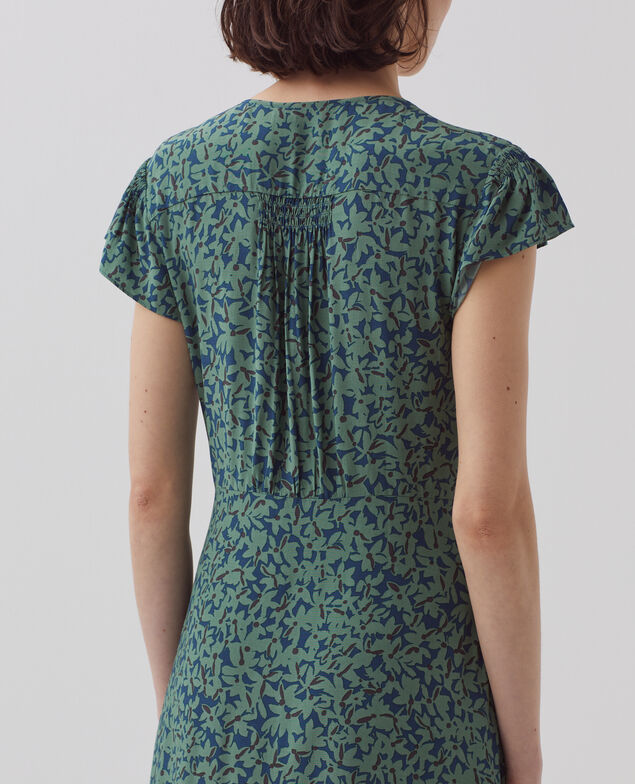 LUDIVINE - Fließendes gemustertes Kleid H642 petal majolica