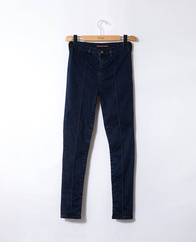 Skinny-Jeans mit 7/8-Cropped-Länge Blau