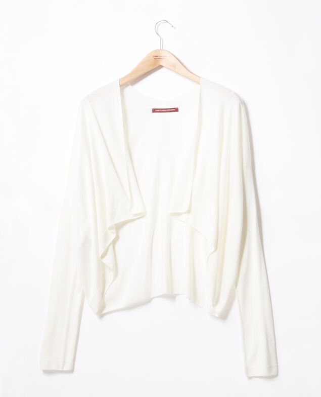 Kurzer Cardigan Off white