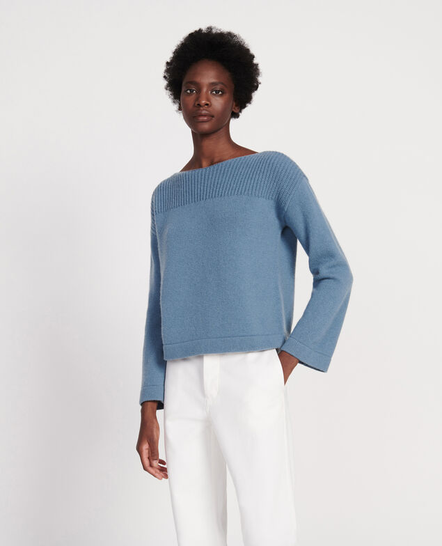 Pullover aus Wolle und Kaschmir Bluestone