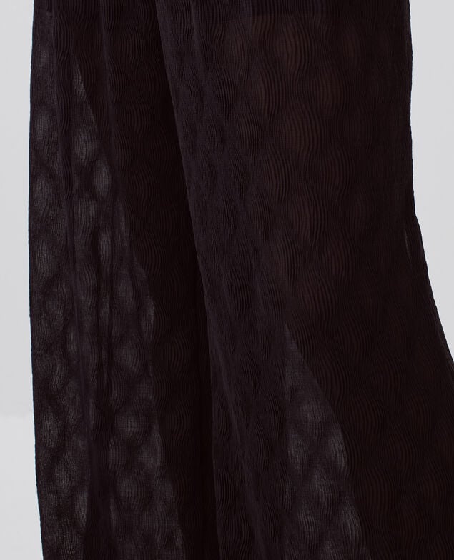 Weite fließende Hose H091 black beauty