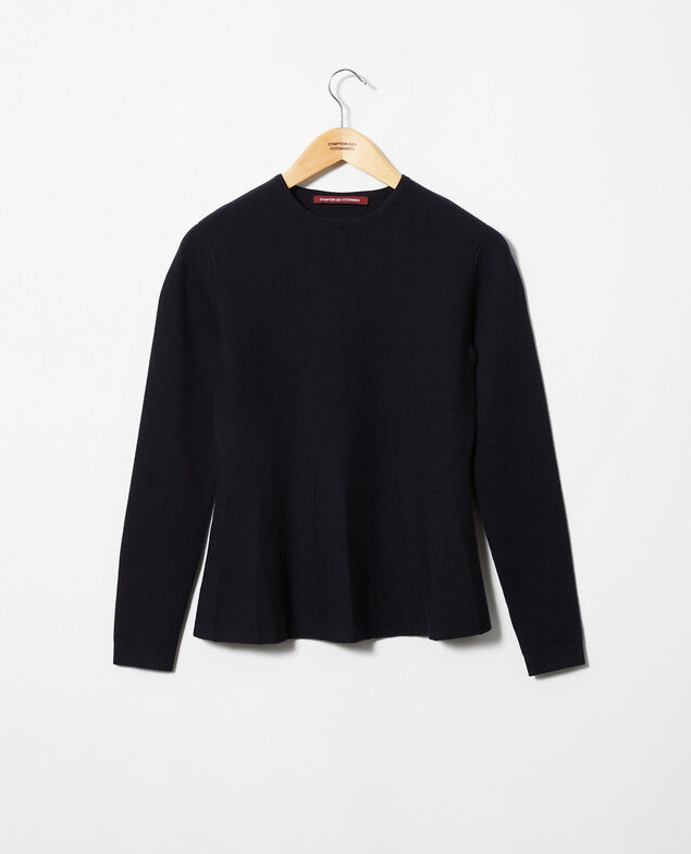 Pullover mit Rundhalsausschnitt Dark navy